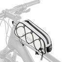 ROCKBROS-ROAD TO SKY トップチューブバッグ 自転車 バッグ FITGOシステム搭載 取り付け簡単 小物収納 日常防水 耐摩耗性 軽量 反射材...