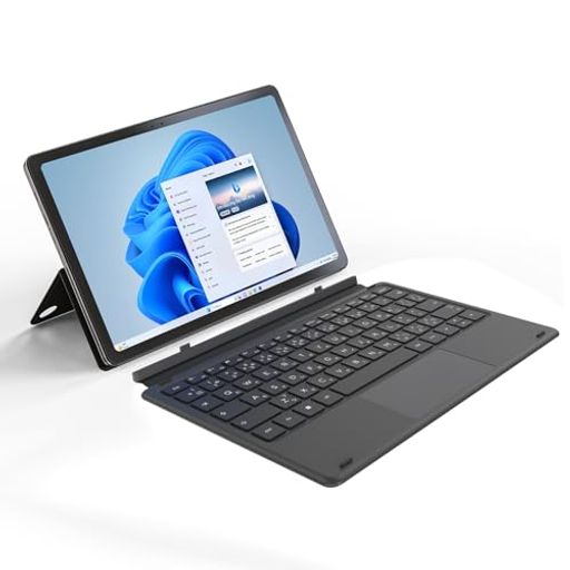 BNCF2in1タブレット、Windows11Proノートパソコン11インチ、13世代TwinLakeN150CPU、最大3.6GHz、12GBL..