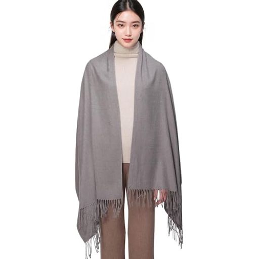 [RIIQIICHY]マフラーレディースマフラー大判ストール結婚式ストールレディースカシミヤタッチ無地厚手..