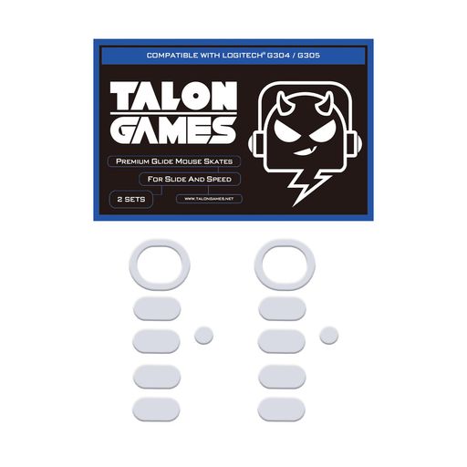 TALONGAMES マウスソール ロジクール LOGICOOL G304 / G305 用 2セット入り プレミアム グライド マウススケート マウスフィート 用 2SETS 高耐久 超低摩擦 SUPER SMOOTH 交換用【国内正規品】 TALONGAMES マウスソール ロジクール LOGICOOL G304 / G305 用 2セット入り プレミアム グライド マウススケート マウスフィート 用 2SETS 高耐久 超低摩擦 SUPER SMOOTH 交換用【国内正規品】