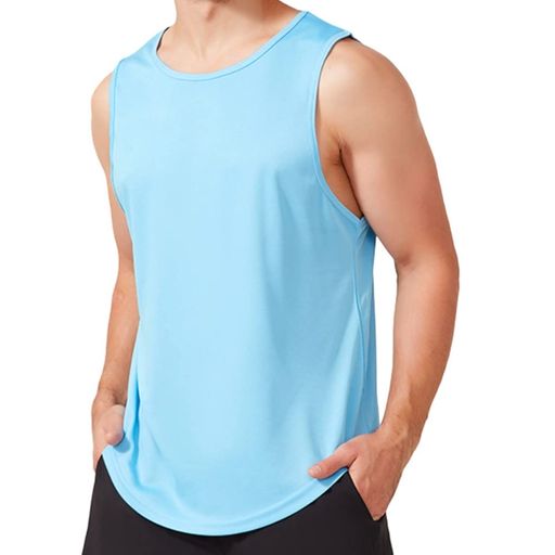 [HDCMLF]タンクトップメンズ夏ノースリーブスポーツウェアトレーニングウェアランニングジムフィットネ..
