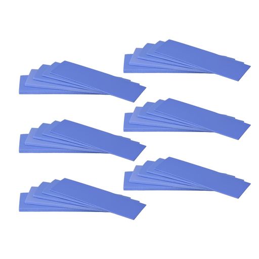 HASAYAKI30パックサーマルパッド、20x67mmx5厚さ0.5|1|1.5|2|3mm、熱伝導率2.0W/m.k、粘着性と柔らかさ..