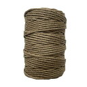 HEMP SHOW 太い 自然色 森色系の麻紐 2MM ヘンプ100% 80M巻 太いのビーズ編み かぎ針編み用紐 (オリーブグリーン)