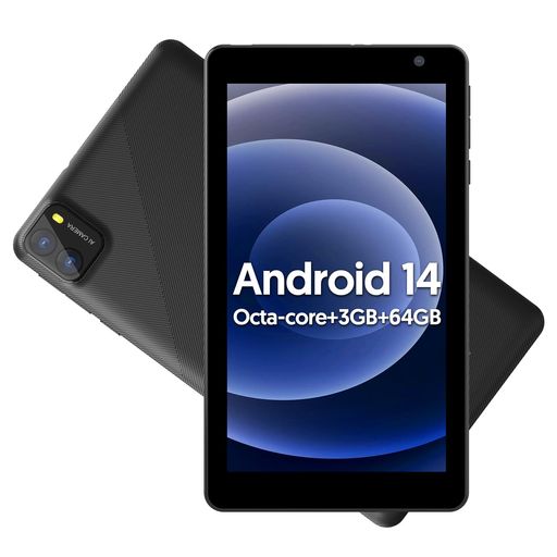 BAKENAndroid14タブレット7インチリリース、Androidタブレット7インチWi-Fiモデル、8GBRAM+64GBROM、オ..