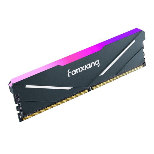 FANXIANG DDR4 3600MHZ 16GBX1枚 デスクトップPC用メモリ(RGB発光型) ヒートシンク付き PC RAM XMP2.0対応 高性能 低消費電力 ゲームやマルチタスクに最適