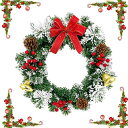 クリスマスリース クリスマス クリスマス 飾りクリスマスリース 直径 30CM クリスマスリース 玄関ドア用 リース クリスマス飾り