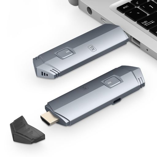 ワイヤレス HDMI 送受信機セット HDMI 無線化 ワイヤレス 小型 収納に便利 5GHZ/30M無線伝送【日本技適認証取得】WIFI&設定不要 1080PフルHD 挿すだけで使える 音画同期 超低遅延