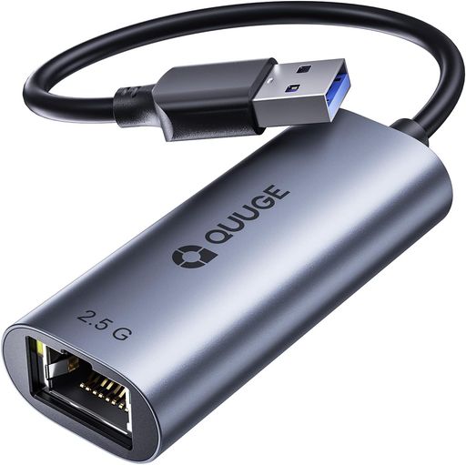 QUUGE有線LANアダプター2.5GBPS超高速通信USBLAN変換アダプター2500MBPSUSB3.0RJ45変換一発認識10/100/1000/2500MBPS超高速イーサネットアダプタUSBギガビット QUUGE有線LANアダプター2.5GBPS超高速通信USBLAN変換アダプター2500MBPSUSB3.0RJ45変換一発認識10/100/1000/2500MBPS超高速イーサネットアダプタUSBギガビット