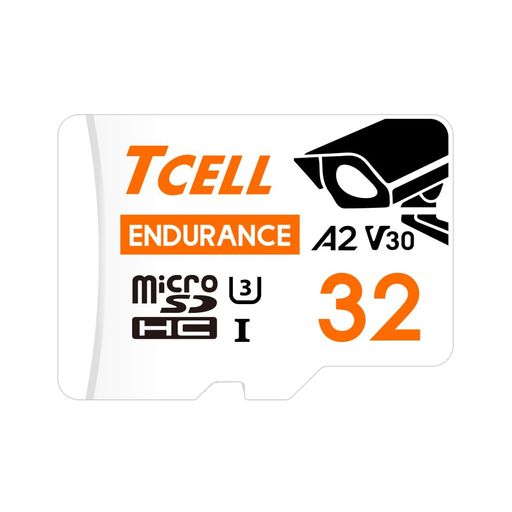 TCELL高耐久台湾製監視カメラ用32GBmicroSDXCメモリカードアダプター付き-A2、USH-IU3、V30、4K、マイクロSDカード、読み込み/書き込み最大100/45MB/秒、フルHDと4KUHDmicroSD対応 TCELL高耐久台湾製監視カメラ用32GBmicroSDXCメモリカードアダプター付き-A2、USH-IU3、V30、4K、マイクロSDカード、読み込み/書き込み最大100/45MB/秒、フルHDと4KUHDmicroSD対応