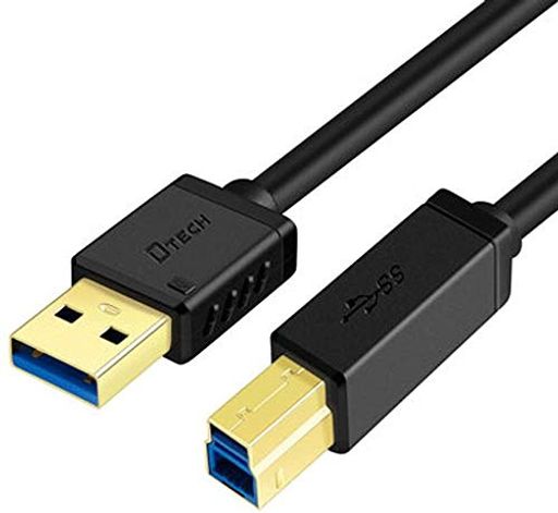 DTECH USB 3.0 ケーブル プリンターケーブル 1m タイプA オス タイプB オス