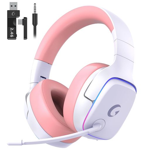 ゲーミングヘッドセットps5ヘッドセット【2.4GUSB/Type-cアダプター/Bluetooth5.3/有線】4WAY接続 20ms超低遅延ゲームヘッドセットアクティブノイズキャンセリング/50MMドライバー立体音響/RGB ゲーミングヘッドセットps5ヘッドセット【2.4GUSB/Type-cアダプター/Bluetooth5.3/有線】4WAY接続 20ms超低遅延ゲームヘッドセットアクティブノイズキャンセリング/50MMドライバー立体音響/RGB