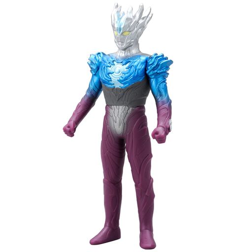 ウルトラヒーローシリーズに「ウルトラマンサーガ」のウルトラソフビが登場! 別売りの「ウルトラ怪獣シリーズ」と一緒に遊べます。 (c)円谷プロ