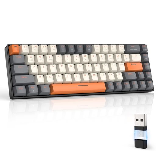 MAGIC-REFINERxZIYOULANGBluetoothワイヤレスゲーミングキーボード無線小型赤軸K68キーボード2.4GHZUSB接続テンキーレスWindowsMaciPadiOSAndroidSurface対応 MAGIC-REFINERxZIYOULANGBluetoothワイヤレスゲーミングキーボード無線小型赤軸K68キーボード2.4GHZUSB接続テンキーレスWindowsMaciPadiOSAndroidSurface対応