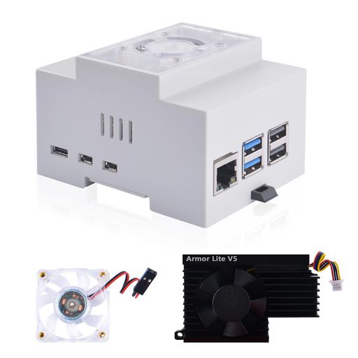 GEEEKPI RASPBERRY PI 5 RASPBERRY PI 5 ѥƥ֥顼ѥեդ DIN 졼 AB...