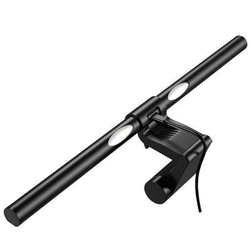 【非対称照明デザイン】RAPOBOモニターライトバーは、45°サイド照明デザインの非対称照明デザインを採用し、デスクだけを照らし、スクリーンの眩しさ、ちらつきがなく、効果的に目の疲れを和らげ、目を保護し、より快適なオフィスを作ります。 【目...