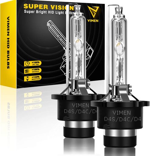 VIMEN D4S HID バルブ 6000K 35W 純正交換用 D4C汎用 12V 車用 ヘッドライト HIDラ...
