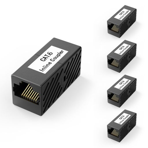 VCE LANケーブル 延長コネクタ メス-メス Cat6 UTP 1000Mbps