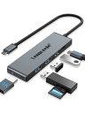 USB C ハブ アダプタ 5-IN-1 LEMORELE マルチポート HDMIポート*1 4K@30HZ USB-C TYPE-Cハブ 100W PD充電対応 USB-A*3 MICROUSB-C 交換アダプタ データ転送(2)
