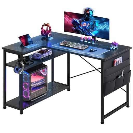 MAIHAILゲーミングデスク机PCデスクパソコンデスクL字デスク右棚左棚幅99CMDESKコーナーデスクつくえ棚板高さ調節可能作業机L字型勉強机在宅ワークデスクリモートワークゲームデスクラッ… MAIHAILゲーミングデスク机PCデスクパソコンデスクL字デスク右棚左棚幅99CMDESKコーナーデスクつくえ棚板高さ調節可能作業机L字型勉強机在宅ワークデスクリモートワークゲームデスクラッ…