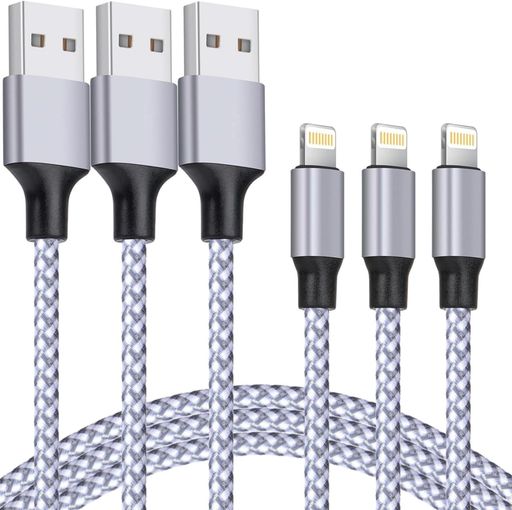 iPhone充電ケーブル【MFi認証】ライトニングケーブルセットiPhone充電器lightningケーブル0.5M/1M/2M3本2.4A急速充電アイフォン充電USB同期断線防止高速データ転送超高耐久i-Phone