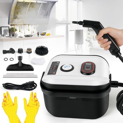 【ハンドルの蒸気スイッチ設計 &amp; 温度と蒸気量2-in-1革新】【お客様からの「ハンドルに蒸気スイッチがない」というご意見にお応えしました】bumxca スチームクリーナーは、ハンドルに蒸気の即時停止/再開ボタンを追加し、操作性を大幅に向上させました。温度と蒸気量の調節を1つのノブに統合した革新的な2-in-1設計を採用しており、ハンドルの蒸気スイッチと本体の調節ノブで簡単かつ安全に操作できます。 【強力1500W &amp; 4.5BAR高圧蒸気】bumxca スチーム掃除機は、1500Wの高出力コンパクト設計で、わずか12秒で105°C/4.5BARの高温高圧蒸気を発生。頑固な油汚れや深い汚れも簡単に落とせます。化学洗剤不要の水だけのナチュラルクリーニングで、お子様やペットのいるご家庭でも安心してお使いいただけます。 【蒸気量と温度のデュアル調節 &amp; LEDディスプレイ】bumxca スチーム洗浄機は、3段階の調節可能で、100°C/110°C/120°Cから用途に合わせて自由に設定できます。LED画面で現在の蒸気温度を確認可能。ワンタッチ式ボタンで従来のノブ式より簡単に操作できます。