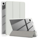 Disonbeir対応GalaxyTabA9+11インチケース背面透明クリアイラスト印刷プリントギャラクシーTabA9+用カバー透明クリアケース三つ折りスタンドオートスリープ耐衝撃軽量お洒落グレー