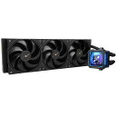 THERMALRIGHTFWPRO360BlackCPUAIOクーラー、320*320解像度のIPSLCDスクリーン、AM5&Intel1700/1851用、高性能360スペック水冷ラジエーター、2.73インチ着脱式ディスプレイ付き