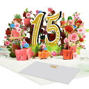 MagicAnts15周年記念のグリーティングカード-忘れられない瞬間の10年半を祝いましょう。15周年、15歳の誕生日、またはその他の特別な15周年の機会に対...