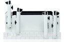 アンサーSwitch有機ELモデルドック用ジョイコンさすだけ充電【ブロックオブジェ調/ディスプレイ/ジョイコン4個同時充電/ドックに挿すだけ簡単接続/ゲームソフト最大8個収納可能】(2)