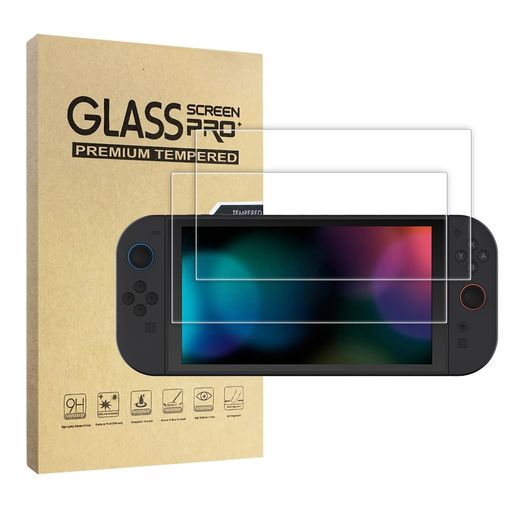 Simpeak2枚組Switch2専用強化ガラスフィルム高透過率指紋防止画面保護衝撃吸収9H硬度貼り付け簡単Switc..