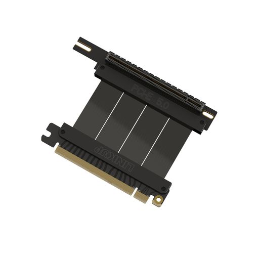 LINKUP-AVA5PCIE5.0ライザーケーブル|RTX5090RX9070GPUに対応|x16128GB/s速度|PCIe4.0&WRX80/WRX90Eと互換性あり|右角ブラック5cm(全長9cm) LINKUP-AVA5PCIE5.0ライザーケーブル|RTX5090RX9070GPUに対応|x16128GB/s速度|PCIe4.0&WRX80/WRX90Eと互換性あり|右角ブラック5cm(全長9cm)