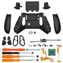 eXtremeRatexboxseriesS/X対応用テクスチャードVICTORXリマップキット、6プロファイル&ブラック・リデザイン・バックシェル&サイドレール&4つのバックボタン-コントローラーは含まれていません…