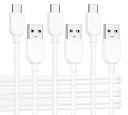 CableMatters3本セット超柔軟短いUSB-CUSB-A変換ケーブル0.9m3A高速充電、AppleCarPlay/AndroidAuto対応(USBtoUSB-Cケーブル、USBACケーブル)