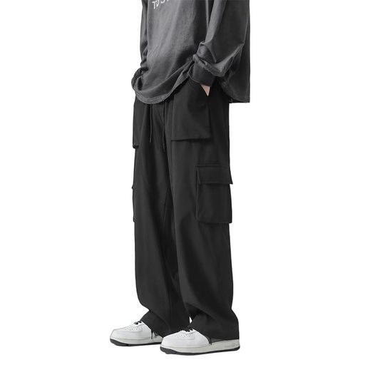 [TIDEWORD]カーゴパンツメンズズボンワイドパンツワークパンツゆったり大きいサイズストレッチストレー..