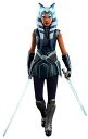 ホットトイズ テレビ・マスターピース スター・ウォーズ:クローン・ウォーズ アソーカ・タノ 1/6スケールフィギュア 青