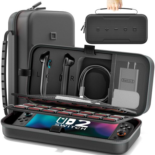 【Switch2/通常/有機ELモデル対応】Switchケース収納バッグ大容量スイッチ収納ポーチ持ち運び便利スイッチ本体/Joy-Con/電源アダプタ/28枚ゲームカード/ケーブル/イヤホンなど全部収納可能防… 【Switch2/通常/有機ELモデル対応】Switchケース収納バッグ大容量スイッチ収納ポーチ持ち運び便利スイッチ本体/Joy-Con/電源アダプタ/28枚ゲームカード/ケーブル/イヤホンなど全部収納可能防…