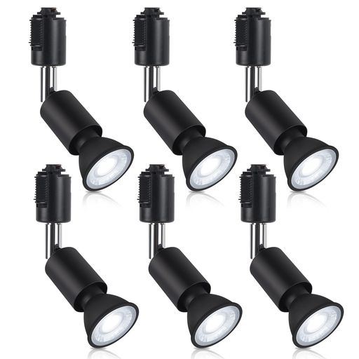 【仕様】口金:E11 | 消費電力:6W(50W形相当) | 全光束:450lm | 入力電圧:AC100V(50/60Hz) ※本製品はE11口金で、口金の直径は11mmで、購入前に口金サイズをご確認ください。※調光器には対応しておりません。 【省エネ&amp;長寿命】6Wの消費電力で、従来の50W形ハロゲン電球に相当する明るさ(全光束450lm)を実現。電気代を大幅にカットしながら、お部屋や店舗を明るく照らします。寿命は約40,000時間で、1日10時間のご使用でも約10年以上取替不要、お金と手間を節約します。 【取付簡単&amp;自由な角度調整】面倒な工事や工具は一切不要。ダクトレールに差し込んで回すだけで、誰でも簡単に取り付けられます。器具は上下90°調節・左右350°回転の角度調整が可能です。照らしたい場所や美術品、インテリア、壁面などに合わせて光の向きを自由自在にコントロールできます。お部屋のレイアウト変更や、店舗の模様替えにも臨機応変に対応でき、理想の空間演出(アクセント照明)を叶えます。 【優れた放熱性】器具本体に放熱効率を高める「放熱孔」設計を採用。