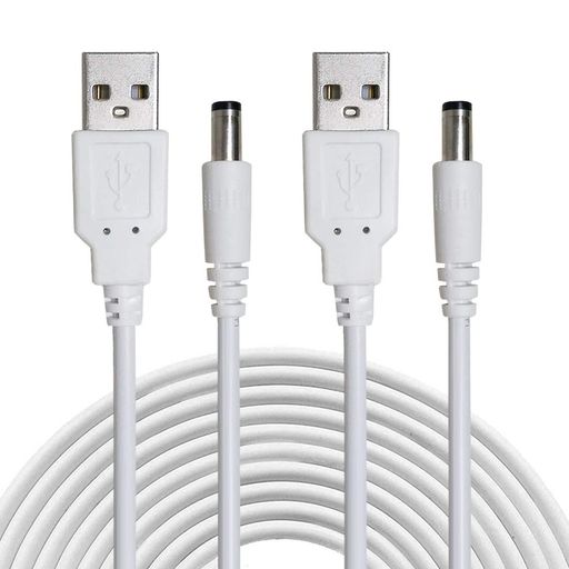 LIWINTING 21M USB TO DCŸ֥롢5V USB DC֥롢5.5 MM X 2.1 MM DCХ륪...
