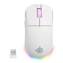 ATTACKSHARKxMAGIC-REFINERG6ゲーミングマウス超軽量三つの接続モードワイヤレス/Bluetooth/USBPAWW3311センサー24000DPI調節可能RGBマウスライト調節可能最大加速度35G