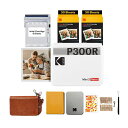 コダックKODAKMINI3RETRO4PASSポータブルフォトプリンター(7.6CMX7.6CM)+68枚ギフトバンドルホワイト