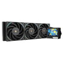 THERMALRIGHTMjolnirVision360ARGBブラックCPUAIOクーラー、320*240解像度のIPS液晶画面、AM5&LGA1700/1851用、高性能360スペック水冷3.5インチリムーバブルディスプレイ