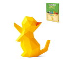 ORIGAMIPLANET立体折り紙クラフトキット-StarpawKitten猫の紙彫刻家の装飾アートピース紙の飾り3Dペーパーアート手作りインテリア雑貨カット...