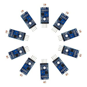 OSOYOO デジタル光強度検出 感光性センサーモジュール 高精度な光検出器 センサー敏感度可調整 4ピン ARDUINOと互換 10個セット