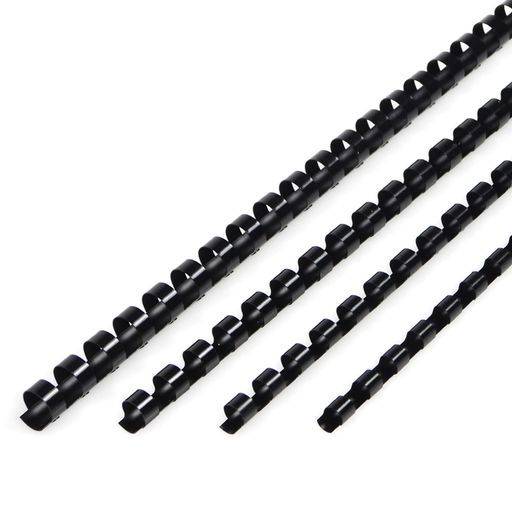 RAYSOONERCR-681012コーム製本リング21穴混合サイズ穴径12MM、10MM、8MM、6MMA4/B5適用ホワイト100本入
