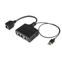 SinLoonRJ45ネットワークスプリッタアダプタイーサネットケーブルスプリッタ、1~3インターネットスプリッタ100Mbps高速LANネットワークスプリッタ3つのデバイスが同時にインターネットを共…