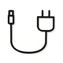 Aoouik充電コーナーCharge充電エリアピクトグラム案内表示サインプレートマットブラック(充電コーナー)