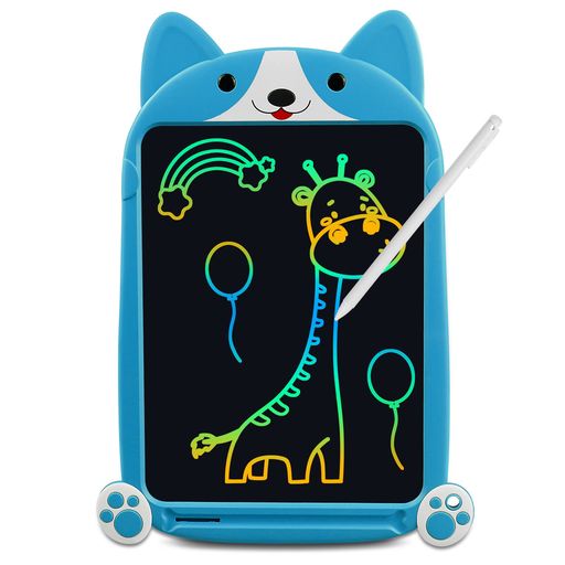 iMokiお絵かきボード10インチお絵描きボード犬型ワンワンおえかきボード電子パッド手書きパッド電子メモロック機能搭載書いて消せるボード筆談ボード伝言ボード電池交換可能LCD液晶パ…