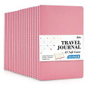 FeelaノートA5ソフトカバージャーナル16冊セット46枚ピンク罫線入り糸綴じノートブック可愛い旅行日記メモ帳学生女の子学校ビジネス用品