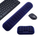 淳一屋コンパクトキーボード&マウスリストレストセット–エルゴノミック3.0アップグレード波形カーブサポート、快適サポート&疲労軽減、滑り止めベース、...