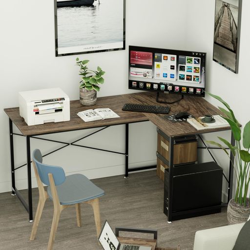 DEWELパソコンデスクL字デスクゲーミングデスクPCデスクデスク机コーナーデスクL字型モニターアーム取付対応オフィスデスク勉強机左右入替可在宅勤務組立簡単(木目調幅160CM+100CMx奥行き60… DEWELパソコンデスクL字デスクゲーミングデスクPCデスクデスク机コーナーデスクL字型モニターアーム取付対応オフィスデスク勉強机左右入替可在宅勤務組立簡単(木目調幅160CM+100CMx奥行き60…